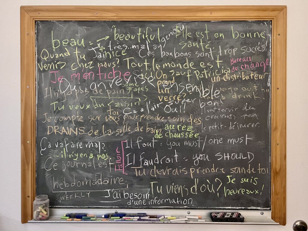 French Chalkboard 3